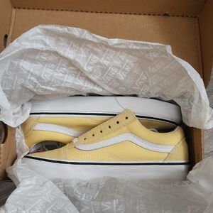 Brand New Never Worn With Tags Yellow Old Skool Vans